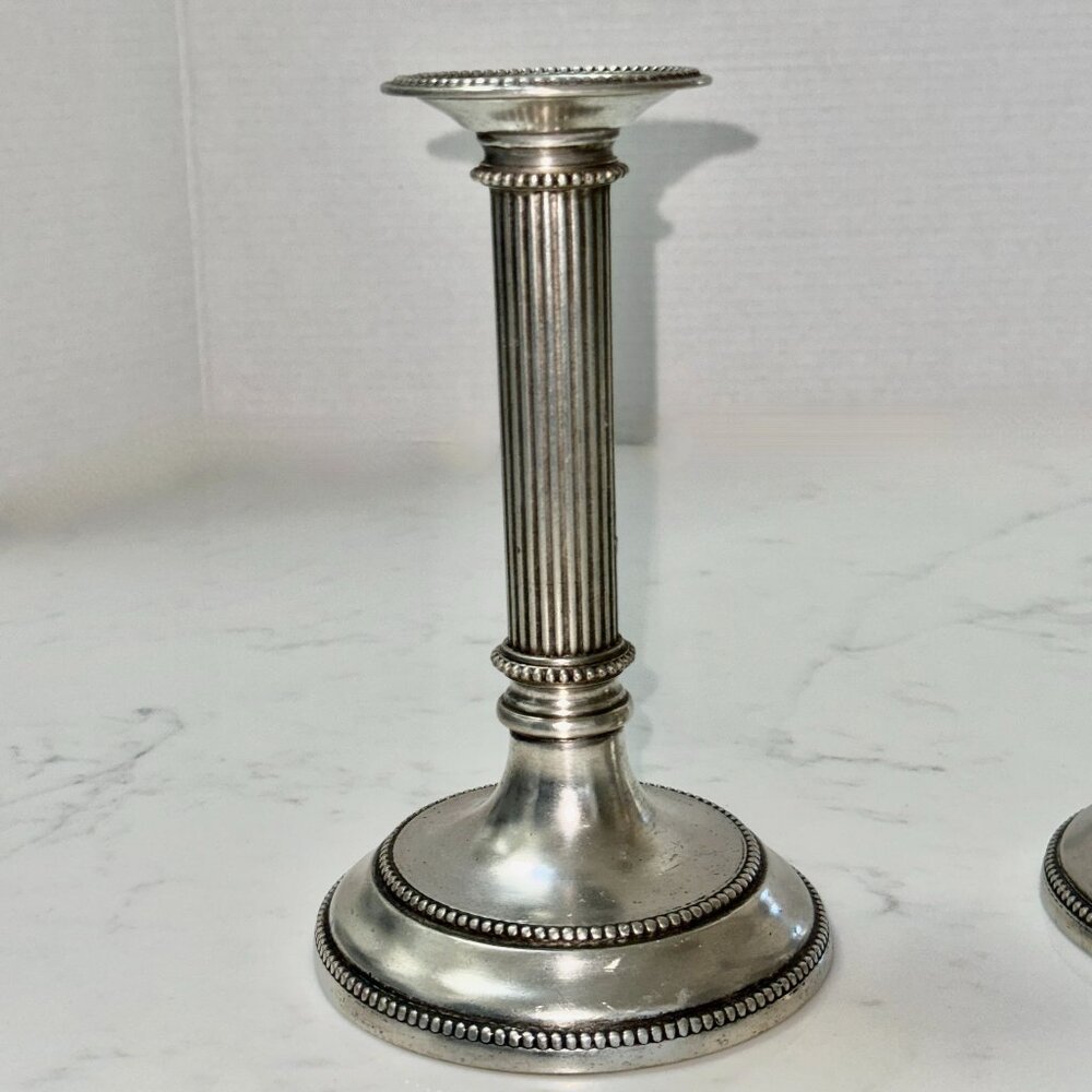 Arte Italica Pewter Candlestick